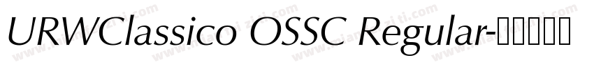 URWClassico OSSC Regular字体转换